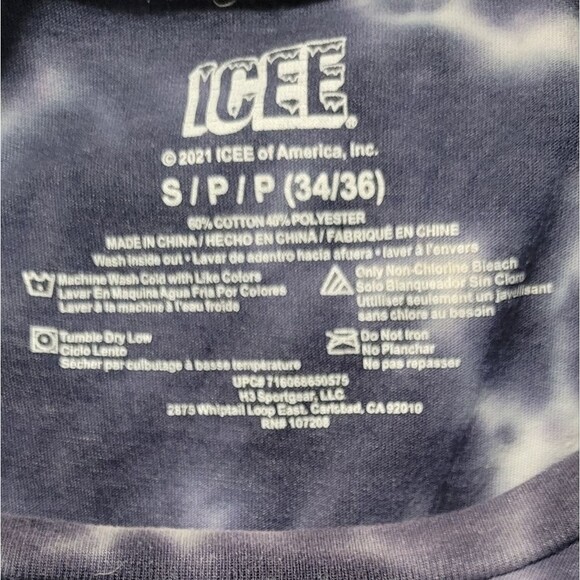 Icee (s) mens short sleeve graphic tie dye t-shirt - Picture 5 of 7